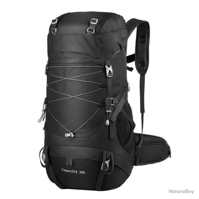 Sac à dos de randonnée tactique 50L, sac essentiel de