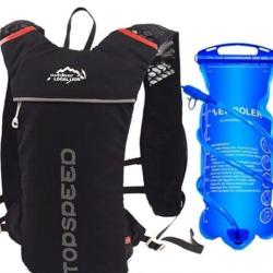 Sac &agrave; Dos Running L&eacute;ger 5L - Sac &agrave; Eau 2L - Gilet d'Hydratation Type camel back - LIVRAISON GRATUITE