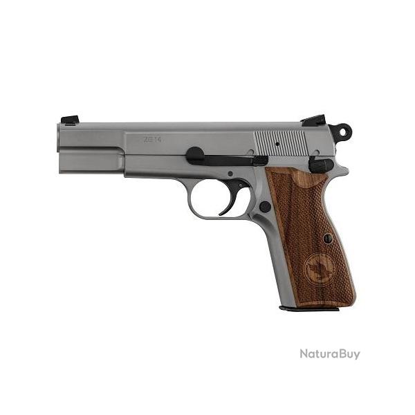 Pistolet TISAS ZIG14 1911 Stainless 4" Cal 9x19