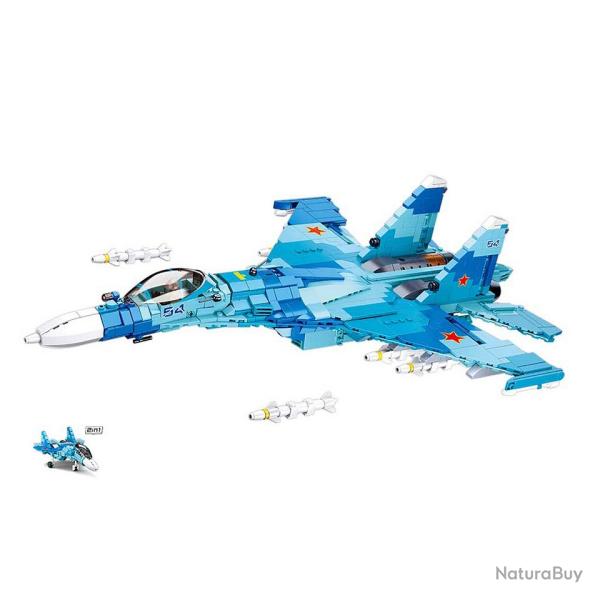 Avion de combat sovi�tique - Jeux de briques Sluban