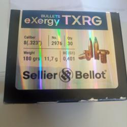 Ogives Sellier Bellot exergy TXRG sans plomb Cal 8mm (323)