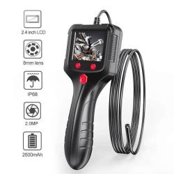 Cam&eacute;ra Endoscopique Industrielle &Eacute;tanche &Eacute;cran IPS 2.4 Endoscope 2600mAh - LIVRAISON GRATUITE