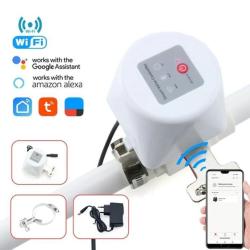 Vanne d'Eau Intelligente Tuyau WiFi Contr&ocirc;leur Arrosage Jardin Compatible Google LIVRAISON GRATUITE