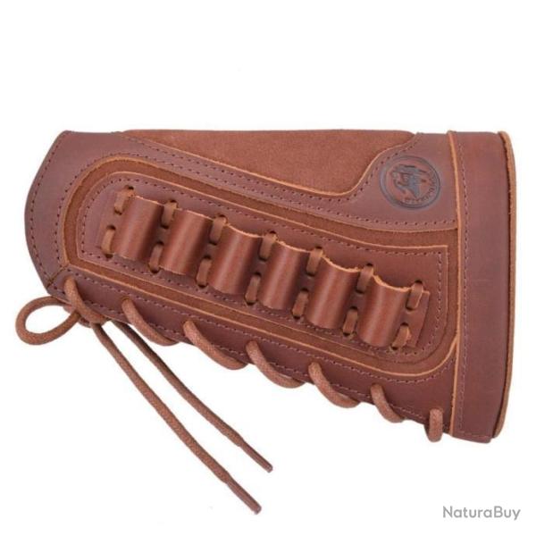 Busc de Crosse Tress� Cartouchi�re Cuir Cal 308, 40, 65, 45, 70, 22, 250, 30-06 LIVRAISON OFFERTE