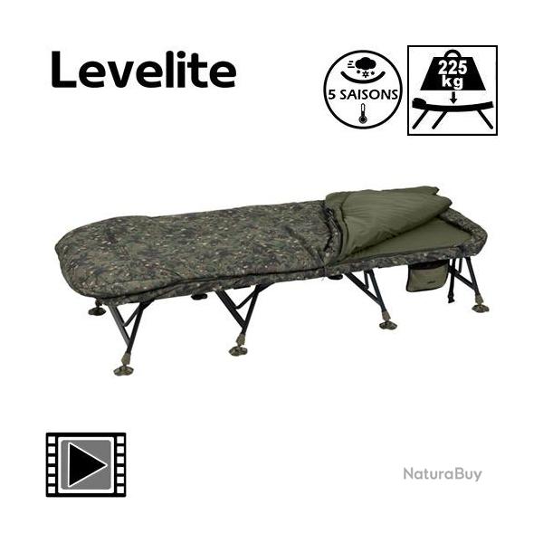 Bed Chair Trakker Levelite ELS-MF Bed System 8 Pieds 5 Saisons
