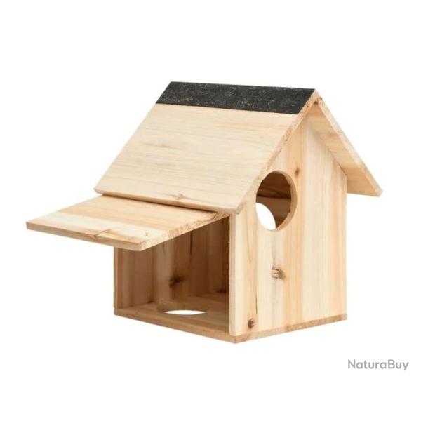 Maison �cureuil bois sapin massif 26x25x29 cm abri ext�rieur