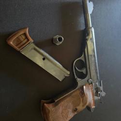 Pistolet MANURHIN, model PP sport, calibre 22LR, cat&eacute;gorie B + adaptateur RDS 1/2x28