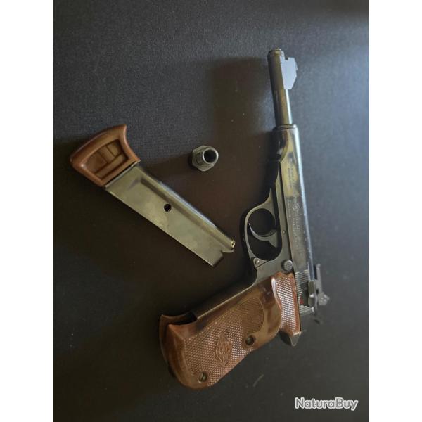 Pistolet MANURHIN, model PP sport, calibre 22LR, cat�gorie B + adaptateur RDS 1/2x28
