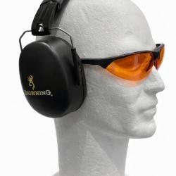 Casquette Et Lunette De Protection  Browning Pour Le Tir (001336) - 1� sans prix de r&eacute;serve