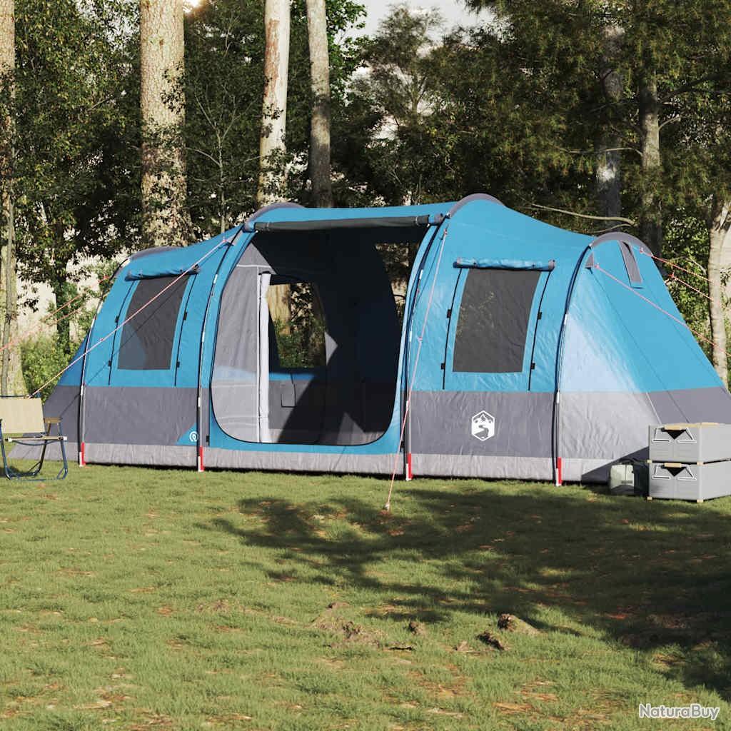 vidaXL Tente de voiture 4 personnes Bleu Imperméable
