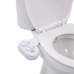 Accessoire si&egrave;ge toilette et eau chaude et froide buse unique