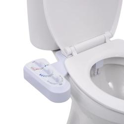 Accessoire si&egrave;ge toilette et eau chaude et froide &agrave; double buse