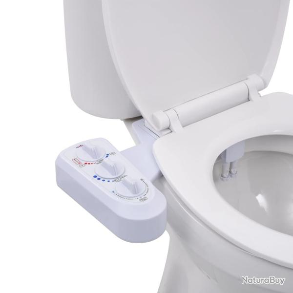 Accessoire si�ge toilette et eau chaude et froide � double buse