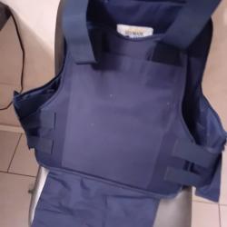 ENCHERE GILET PARE BALLES TRES DISCRET BLEU TAILLE M