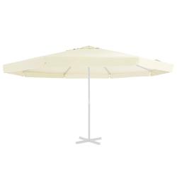 Tissu de remplacement pour parasol d'ext&eacute;rieur Sable 515 cm