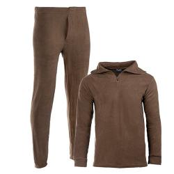 Ensemble sous v&ecirc;tement thermopolaire Coloris Marron Taille M