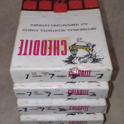 Lot cartouches 14 mm long 60 plombs 7