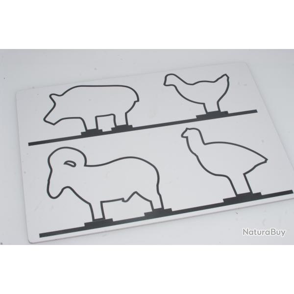 Planche PVC pour coaching silhouettes m�talliques