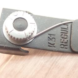 Correcteur de hausse REGULA pour fusil K31 Schmidt Rubin - Rare mod&egrave;le
