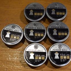 lot de 7 boites RWS Power ball de 200 plombs  a 1�