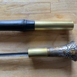 Cannes &eacute;p&eacute;e et dague