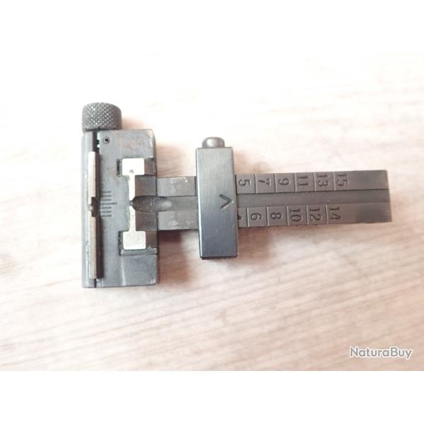 Correcteur de hausse TIP TOP pour fusil K31 Schmidt Rubin - Rare mod�le