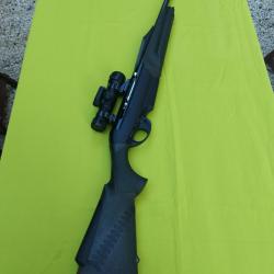 1 euros sans prix de r&eacute;serve superbe carabine semi-automatique Benelli Argo cal 9.3/62 plus aimpoint