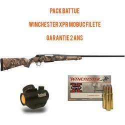 Pack BATTUE Winchester Xpr MOBUC 30-06 sprg avec point rouge BUSHNELL 30.06