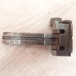 Correcteur de hausse GRUNEL pour fusil K31 Schmidt Rubin - Rare mod&egrave;le