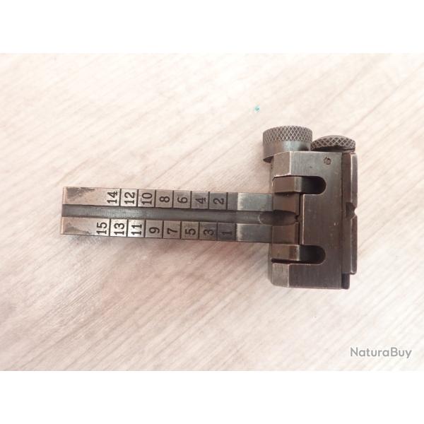 Correcteur de hausse GRUNEL pour fusil K31 Schmidt Rubin - Rare mod�le