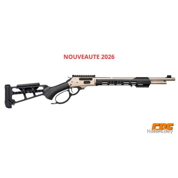 CARABINE A LEVIER SOUS-GARDE HUGTEK LVR SXNSE CALIBRE 45-70 GVT NICKELEE M-LOK 20" (51 CM)