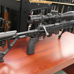 TIKKA T1X ACE TARGET 22LR CANON LOURD pack VECTOR CONTINENTAL 5-30X56 + bi pied + valise