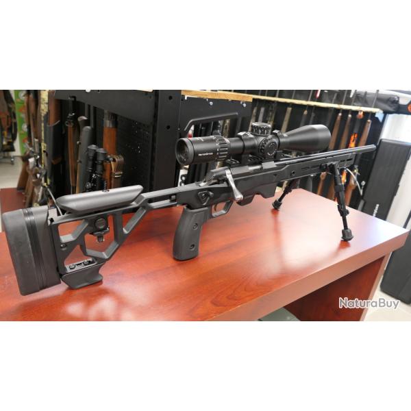 TIKKA T1X ACE TARGET 22LR CANON LOURD pack VECTOR CONTINENTAL 5-30X56 + bi pied + valise