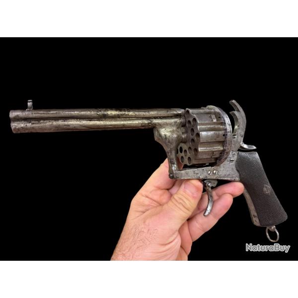 exceptionnel revolver � 20 coups deux  canons superpos�s.