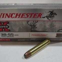 2 boites neuves de 20 cartouches calibre 38-55 Winchester.