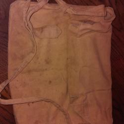 Rare sac a pain cachou , troupe coloniale dat&eacute; 1917