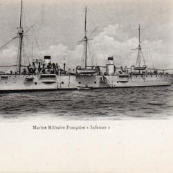 Carte Postale Ancienne - Marine Militaire Fran&ccedil;aise &laquo; Infernet &raquo; -N&deg;7609