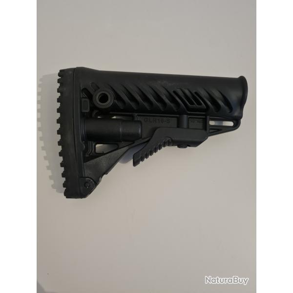 Crosse FAB DEFENSE GLR-16S pour AR15 en plastique noir