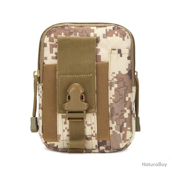 Pochette Modulable Compacte Nylon Imperm�able Rangement Quotidien Activit�s Ext�rieures