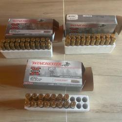 Balles winchester power point 270 WSM 150 gr.