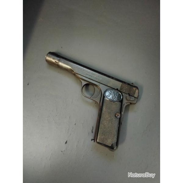 Browning 1910-22 cal 7x65 - WW2 Sortie de Grenier