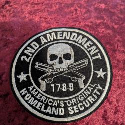 Patch militaire 2nd amendement 1789