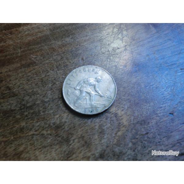 monnaie luxembourg 1F 1962