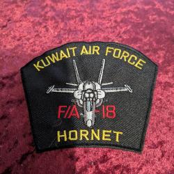 Patch militaire Kuwait air force fa 18 hornet