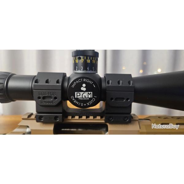 Montage AUDERE Adversus G�n.2 (21mm - diam.34mm BH21) inclin� 20MOA