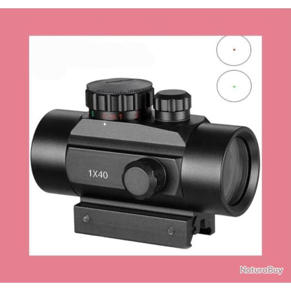Red dot point rouge