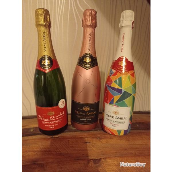 Assortiment de cr�mant de Bourgogne Veuve Ambal
