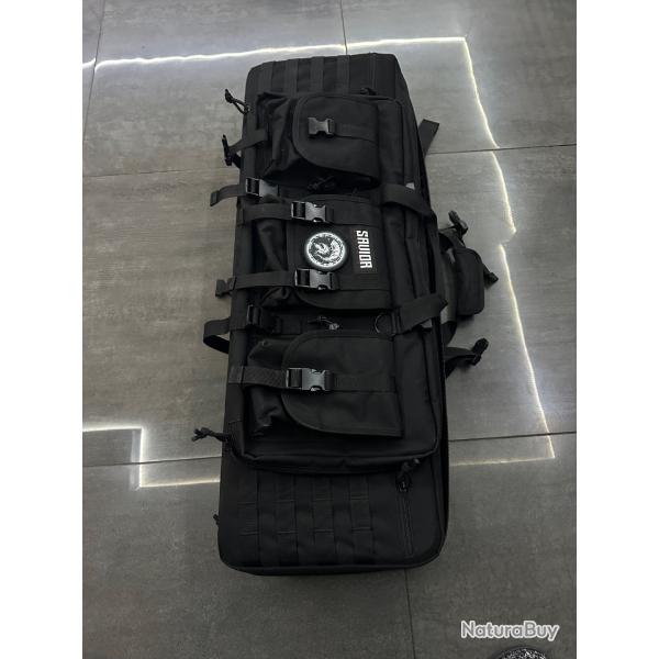 Housse/sacoche de transport Savior American Classic 36" Double Rifle - Noir
