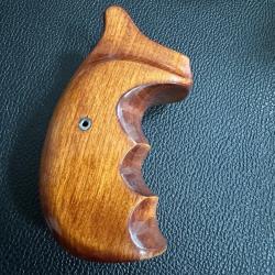 poign&eacute;e pour revolver S&W, K/L Round Butt 686, en padouk &agrave; dos ouvert