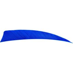 AVALON - Plumes Naturelles Shield 3" RH (x50) BLEU
